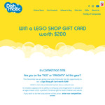 Win a $200 LEGO Shop Gift Card from Dishmatic