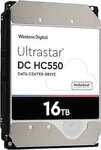 [Refurb] Western Digital WD 16TB Ultrastar DC HC550 SATA HDD $271.15 ($261.15 with Zip) Delivered @ Metrocom AU via Amazon