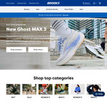 20% off Full Priced Items + Delivery (Free with $50 Spend) @ Brooks Running