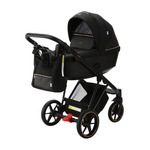 2023 Black Geneva Pram (Original Belt Buckle) $999 Delivered @ Bambini