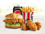 Zinger Burger Combo + 3 Wicked Wings $7.95 @ KFC