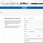 Free Artline Pen - Join The Artline VIP Club