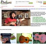 Ukuleles only $39.95  (Big Reductions on Seconds Stock)