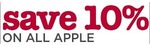 10%-19% off All Apple Products @ David Jones (10% off Clearance Sale + WELCOME10 10% off Online)
