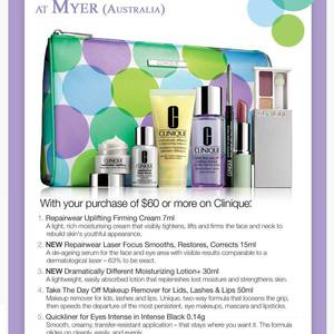 Clinique Gift with $60 Purchase at Myer - OzBargain