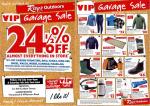 Ray's Outdoors Garage Sale 24½% off Almost Everything in Store