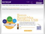 The NETGEAR RangeMax Wireless MIMO G Modem Router Promotion