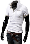 Casual Men's POLO Shirt 2 Color 4 Size Free Shipping Only US $9.89 @ Aliexpress