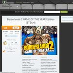 $18 Borderlands 2 Game of The Year Edition PC [STEAM] Navydroid.net
