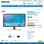 Samsung 28" UHD LED Monitor $549 Cnc or $559 Shipped from Binglee
