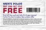 Cotton on Men's Polos Buy 1 Get 1 FREE!