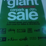 (Globe) Giant Christmas Carpark Sale (Upto) 70% [VIC]