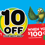 $10 off Your Next Shop When You Spend $100 @ Woolworths This Wknd. + Lamb Leg Roast $6.50kg