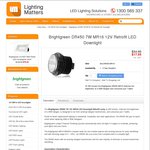 Brightgreen DR450 MR16 LED Downlights 7W Reduced to $17.95 from $34.95 @ Lighting Matters