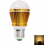 US $3.45 Shipped:LED Ball Bulb E27 3W 270Lm 6xSMD5730 Warm White-Golden(AC85-265V) @MyLED