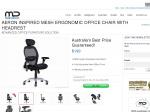 Milan Direct - Aeron Inspired Mesh Ergonomic Office Chair  $199 (Save $30) + Shipping 