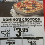 Classic Pizza $3.95 until 7PM This Weekend @ Domino's Pizza [Croydon, VIC]