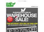 Rushfaster Sydney Warehouse Sale Deal: Onitsuka Tiger Bag Was $119.95 Now $20 This Saturday Only