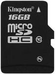 Kingston 16GB Class 10 MicroSD & Adapter $6.80 Delivered @ Shopping Express