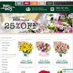 Roses Only: 25% off with Visa Checkout