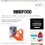 Win an iPhone 6 + Three Months Free Unlimited 5GB Amaysim Plan from Mindfood