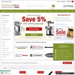 [Kitchenware Direct] 20% off Storewide + 5% off Appliances