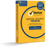 Norton Security Premium (1 User 5 Device 1 Year) $39.20 (after $40 Cashback) @ Bing Lee eBay 