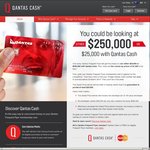 Win $25,000 (or $250,000) with Qantas Cash