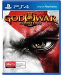 God of War III Remastered PS4 $24 @ JB Hi-Fi