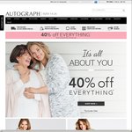 40% off Full Priced Items at Autograph Fashion until 8 May