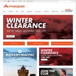 Extra 10% off Macpac Clearance