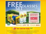 Free Glasses set with purchase of Lipton Ice Tea 6 pack @ BBQ Galore
