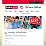 Win a $2,000 Shopping Spree from Leading Appliances