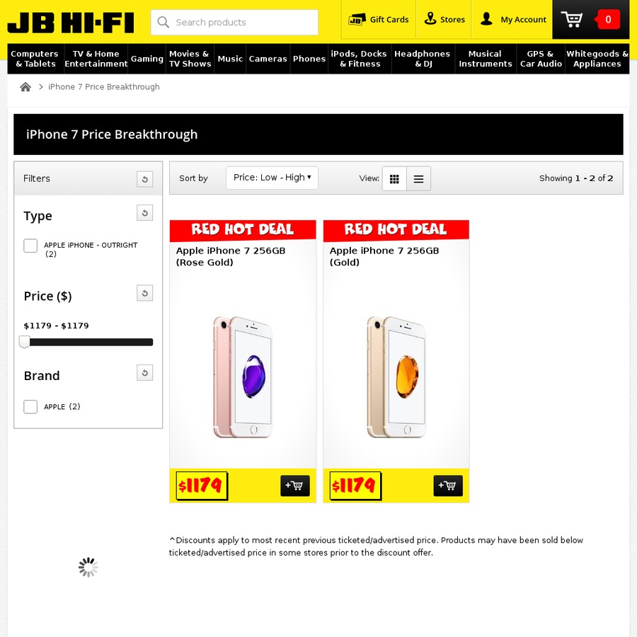iphone 7 plus rose gold jb hi fi