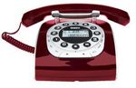 Uniden Modro Retro Digital Corded Phone Red - $19 @ Officeworks