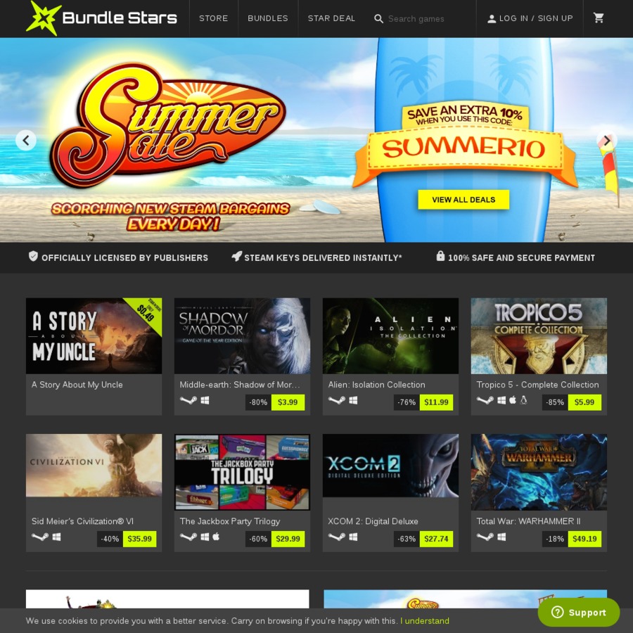 cheap steam games summersale