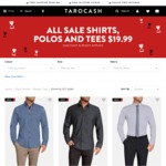 All Sale Shirts, Polos & Tees for $19.99 at Tarocash. Online only.