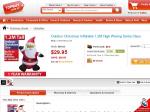 Outdoor Christmas Inflatable 1.2M High Waving Santa Claus (Syd Pick Up) - $29.95