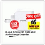 D-Link DCH-M225 N300 Wi-Fi Audio Range Extender $6 (Save $29) @ MSY
