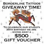 Win a $500 Gift Voucher for Borderline Tattoos [Open Australia-Wide, but The Promoter Is Located on The Gold Coast, QLD]