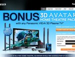 Bonus 3D Home Theatre & 3D Avatar Blu-ray valued at $1348 with Panasonic 3D Plasma TV Purchase