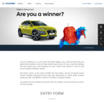 Win 1 of 3 Hyundai Kona SUVs Worth $27,000 or 1 of 8,185 Other Prizes from Hyundai