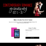 Win a Kindle Fire HD8 Tablet from Lovy Blog