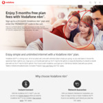 Get 3 Months Free with Vodafone NBN When You Enter 2yr NBN Plan ($80 Monthly Min)
