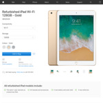 [Refurbished] iPad 9.7" Wi-Fi 128GB (2017 Model, Gold) $429 Delivered @ Apple