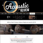 Win a Faith Nexus Neptune Guitar worth £619 from Acoustic Review