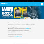 Win an INOX Drill Set Worth $214.85 from Sutton Tools
