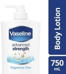 Vaseline - Fragrance Free Advanced Strength Body Lotion 750ml $6.50 @ Coles