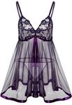 Women’s Sexy Lingerie Strappy Lace Tulle Plus Size Dress Set US $10.58 (~AU $15.42) Delivered @ KimCurvy