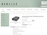 Samsung Story Station 2TB Desktop Hard Drive @ Domayne - $98